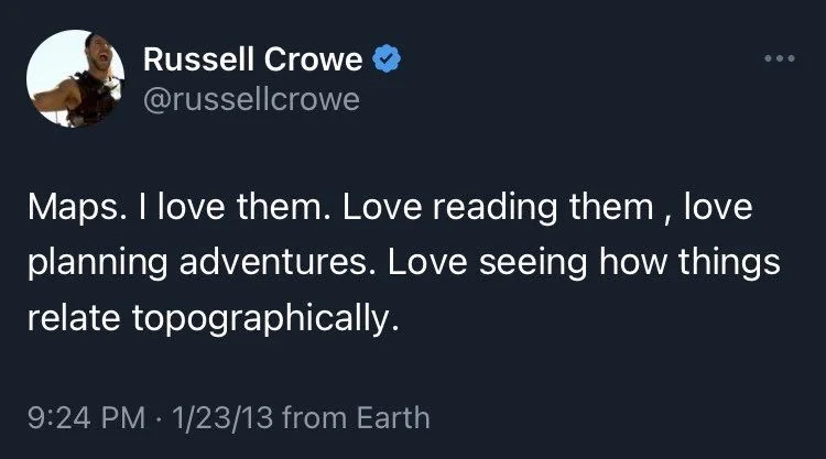 Maps. I love them. Love reading them, love planning adventures. Love seeing how things relate topographically.