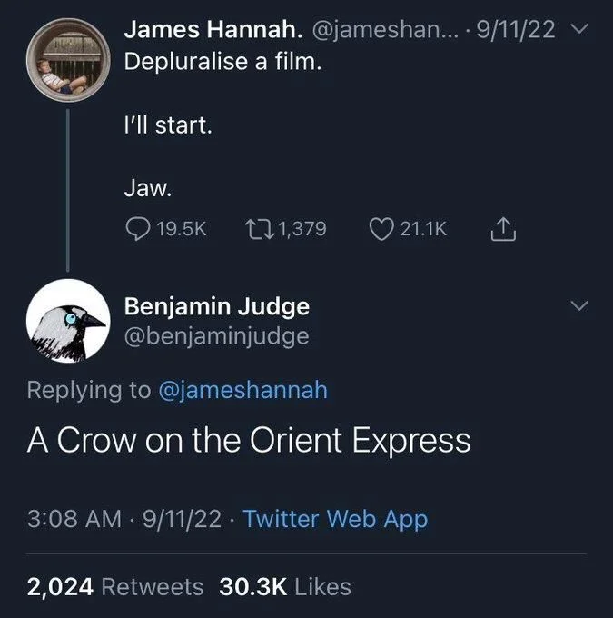 A Crow on the Orient Express