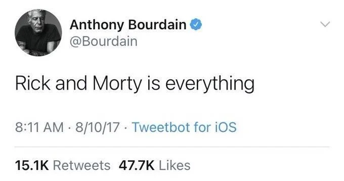 Rick and Morty is everything