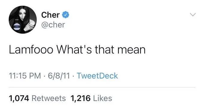 Lamfooo What's that mean