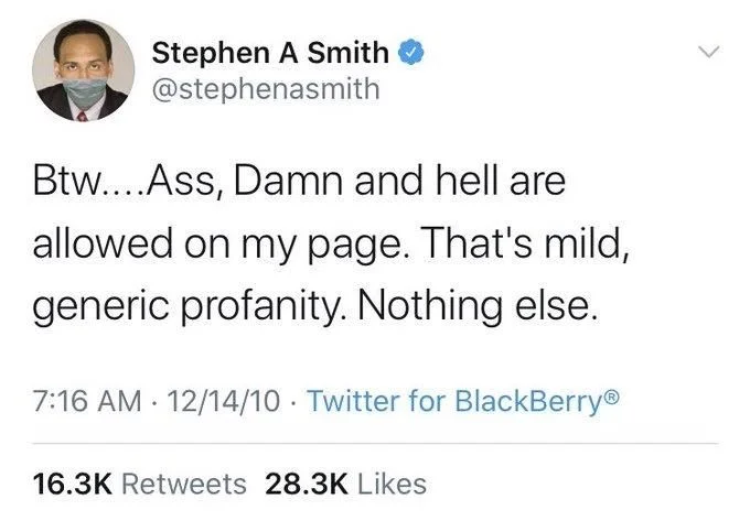 Btw....Ass, Damn and hell are allowed on my page. That's mild, generic profanity. Nothing else.