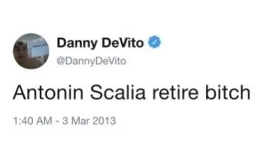 Antonin Scalia retire bitch
